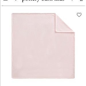 Brand new in the package pottery barn baby Chamois Baby Blanket -color pink